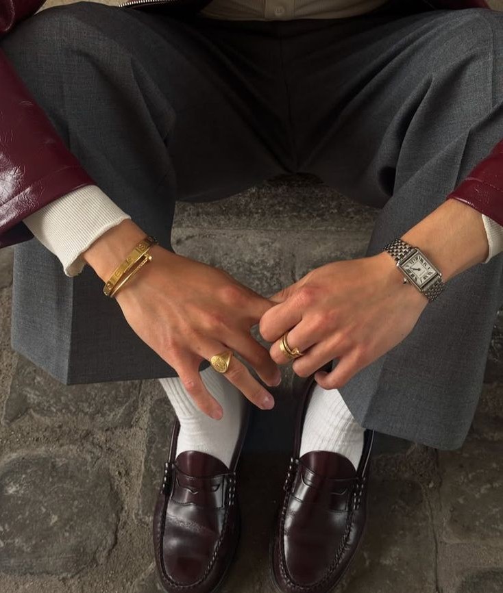 Men’s jewelry market growth with bold gold bracelets, diamond rings, and modern men’s fashion trends