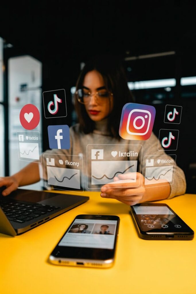 Instagram and TikTok displaying trending engagement rings, wedding jewelry, and custom jewelry content for online shoppers.