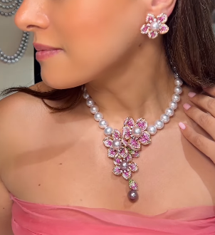 Contemporary pearl jewelry featuring baroque pearls, Tahitian pearls, and diamond-accented luxury pearl designs.